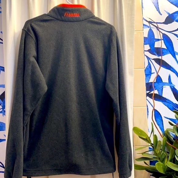 Men’s Columbia University of Florida Gray Fleece Zip Up Size Small - Picture 6 of 9
